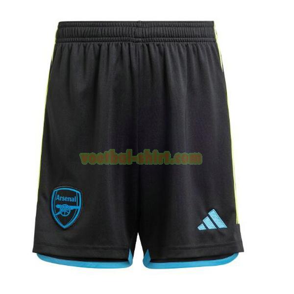 arsenal uit shorts 2023 2024 zwart mannen