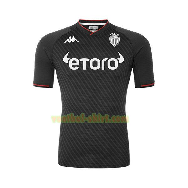 as monaco uit shirt 2021 2022 thailand zwart mannen