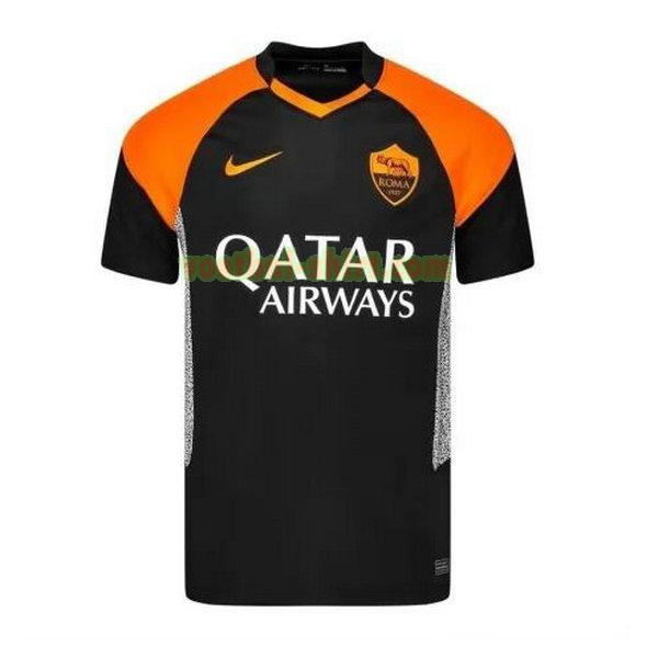 as roma 3e shirt 2020-2021 thailand zwart mannen