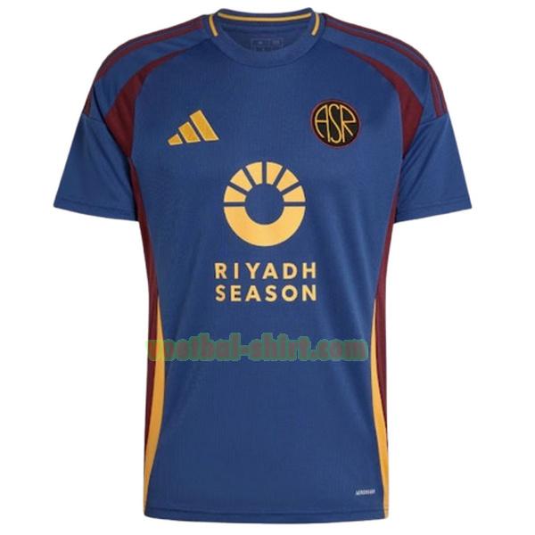 as roma 3e shirt 2024 2025 thailand blauw mannen
