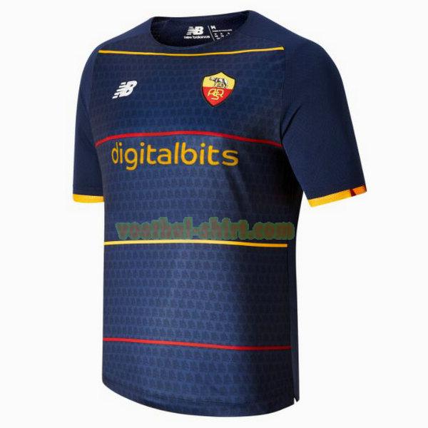 as roma fourth shirt 2021 2022 blauw mannen