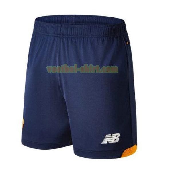as roma fourth shorts 2021 2022 blauw mannen