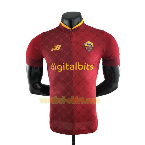 as roma player thuis shirt 2022 2023 rood mannen