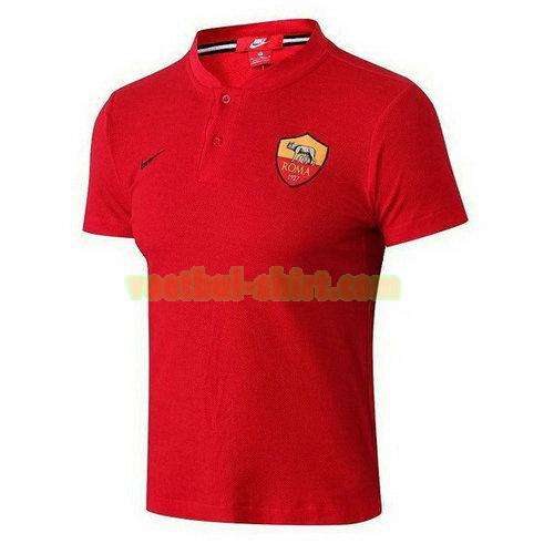 as roma poloshirt 2018-2019 rood mannen