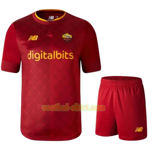 as roma thuis shirt 2022 2023 rood kinderen