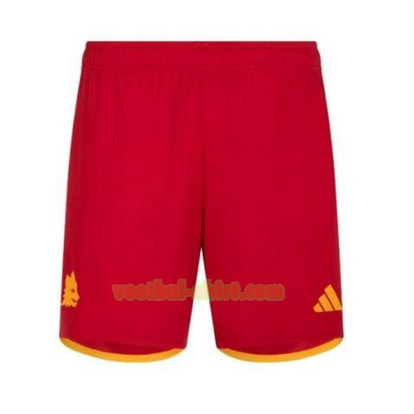 as roma thuis shorts 2023 2024 rood mannen