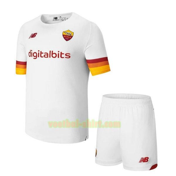 as roma uit shirt 2021 2022 wit kinderen