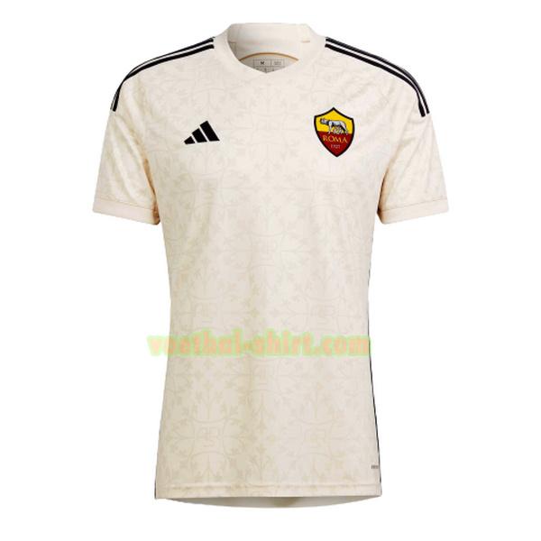 as roma uit shirt 2023 2024 thailand wit mannen