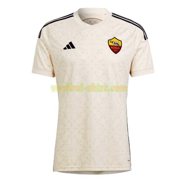 as roma uit shirt 2023 2024 wit mannen