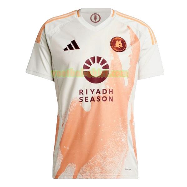 as roma uit shirt 2024 2025 thailand wit mannen