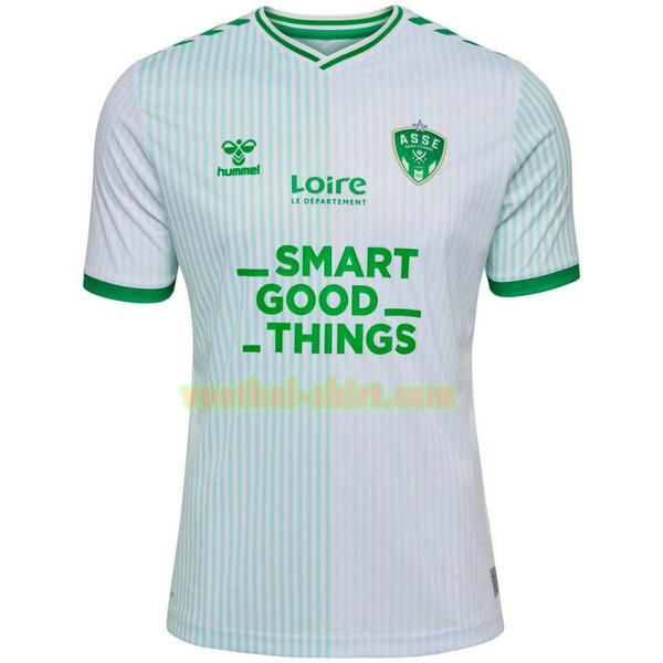 as saint etienne uit shirt 2023 2024 thailand wit groen mannen