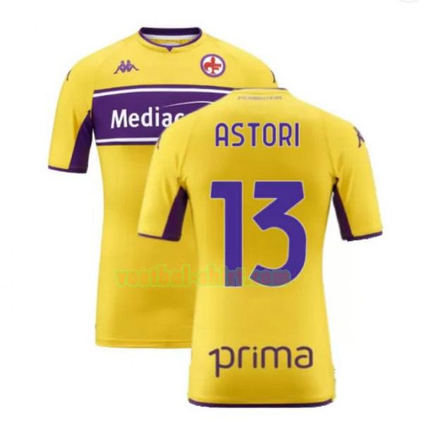 astori 13 fiorentina 3e shirt 2021 2022 geel mannen