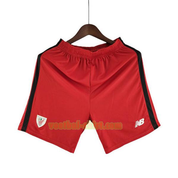 athletic bilbao thuis pantalones corto 2022 2023 rood mannen