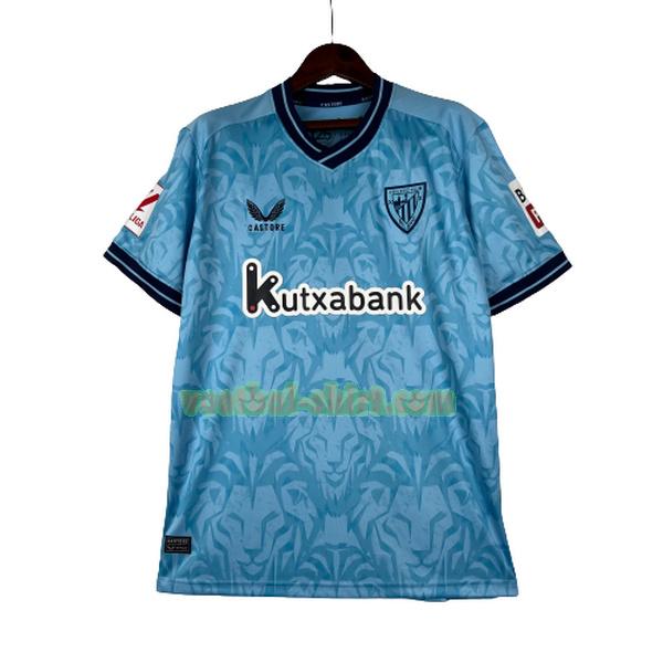 athletic bilbao uit shirt 2023 2024 thailand blauw mannen