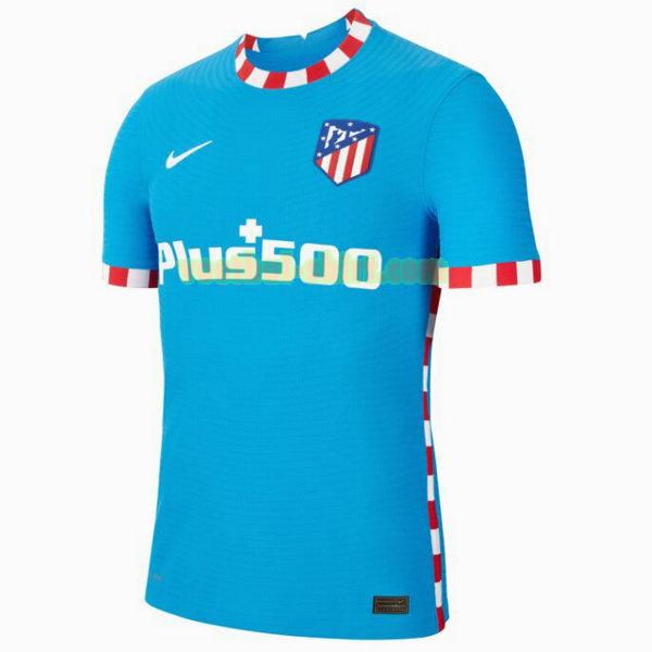 atletico madrid 3e shirt 2021 2022 blauw mannen