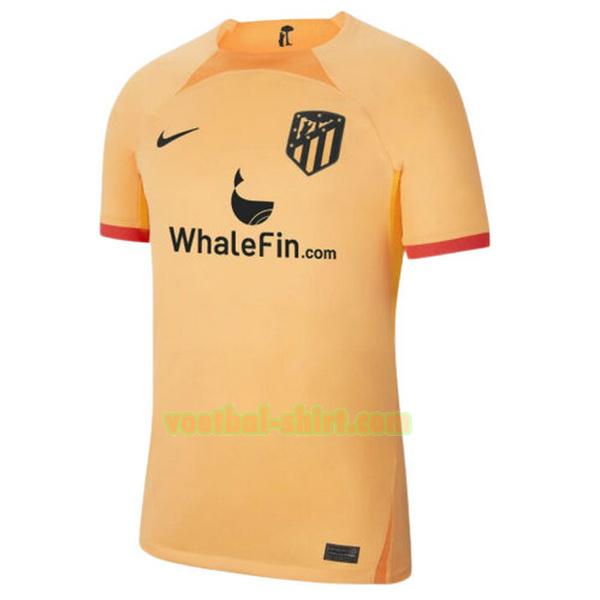 atletico madrid 3e shirt 2022 2023 geel mannen