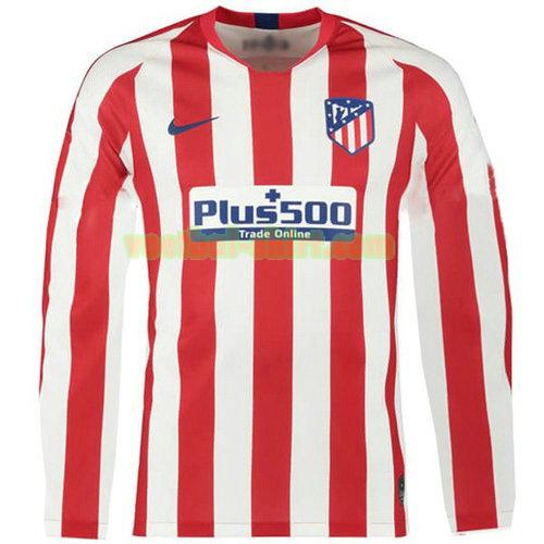 atletico madrid lange mouwen thuis shirt 2019-2020 mannen