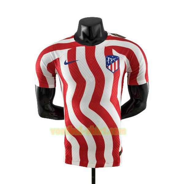 atletico madrid player thuis shirt 2022 2023 rood wit mannen