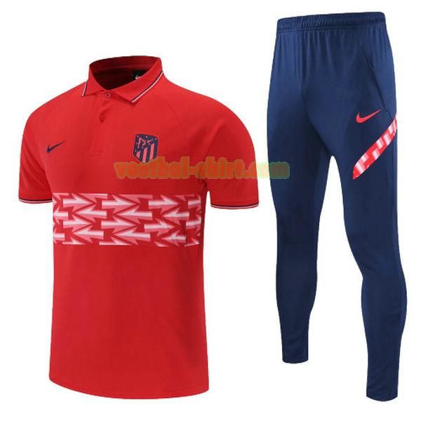 atletico madrid set polo 2022 rood mannen