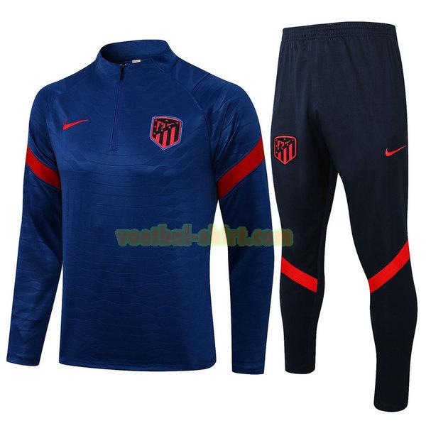 atletico madrid set trainingspak 2021 2022 blauw mannen