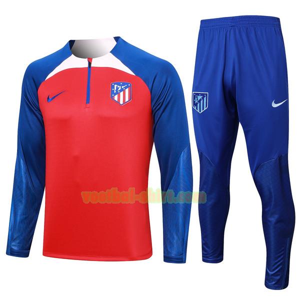 atletico madrid set trainingspak 2023 2024 rood blauw mannen