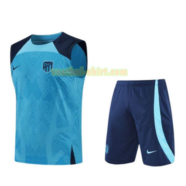 atletico madrid set vest 2022 2023 blauw mannen