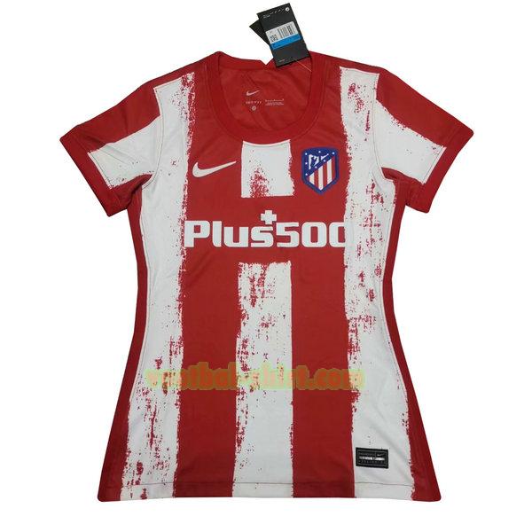 atletico madrid thuis shirt 2021 2022 rood wit dames