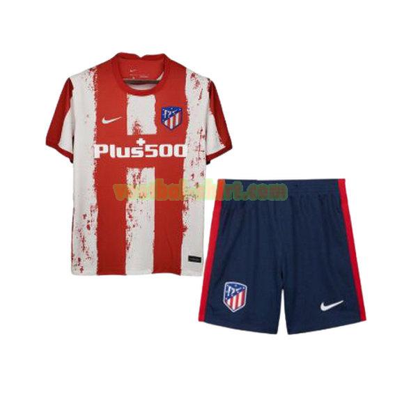 atletico madrid thuis shirt 2021 2022 rood wit kinderen