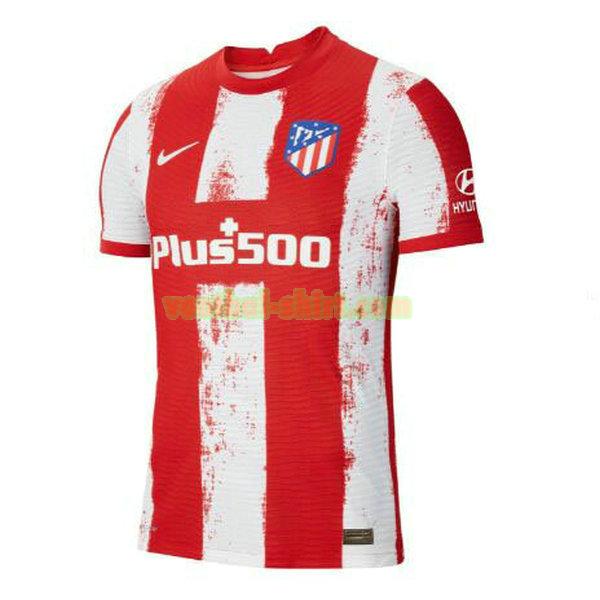 atletico madrid thuis shirt 2021 2022 thailand rood wit mannen