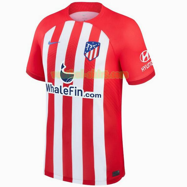 atletico madrid thuis shirt 2023 2024 thailand rood wit mannen