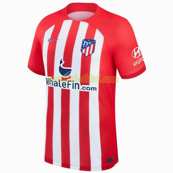 atletico madrid thuis shirt 2023 2024 wit rood mannen