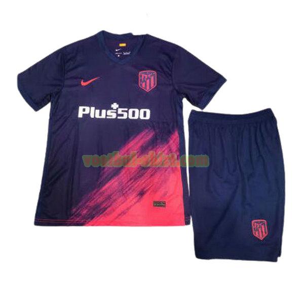 atletico madrid uit shirt 2021 2022 blauw kinderen