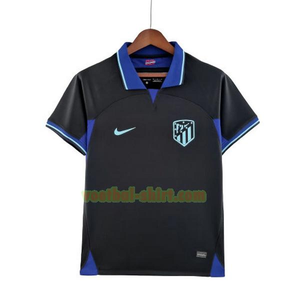 atletico madrid uit shirt 2022 2023 zwart mannen