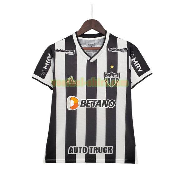 atletico mineiro thuis shirt 2021 2022 zwart wit dames