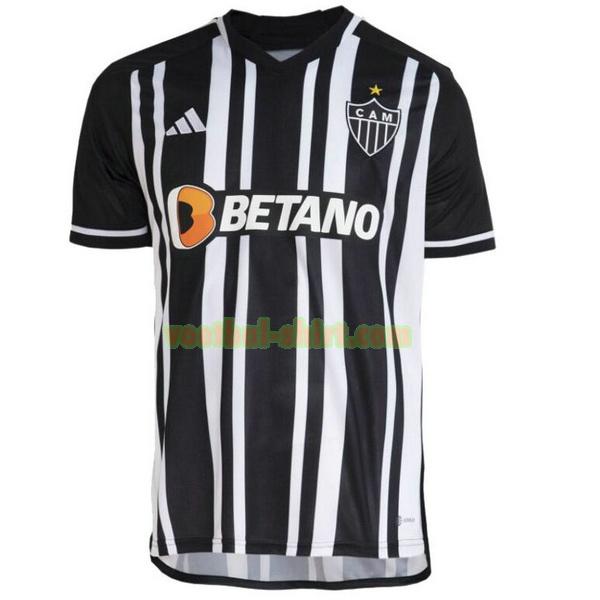 atletico mineiro thuis voetbalshirt 2023 2024 thailand zwart wit mannen