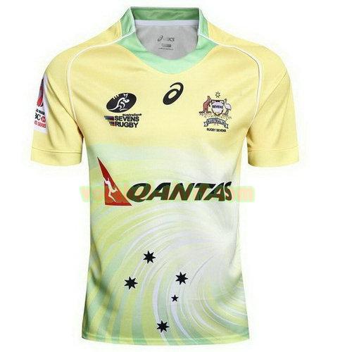 australië thuis rugby shirt 2017-2018 geel mannen