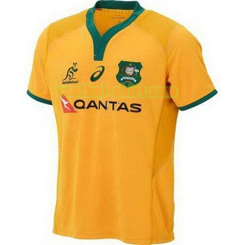 australië thuis rugby shirt 2018 geel mannen