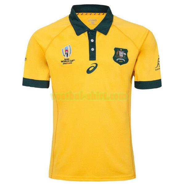 australië thuis shirt 2019 geel mannen