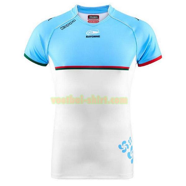 aviron bayonnais thuis shirt 2017-2018 blauw mannen