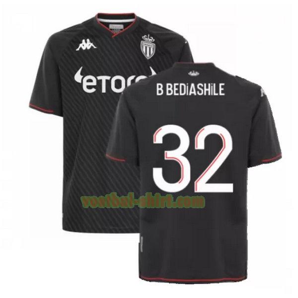 b bediashile 32 as monaco uit shirt 2021 2022 zwart mannen