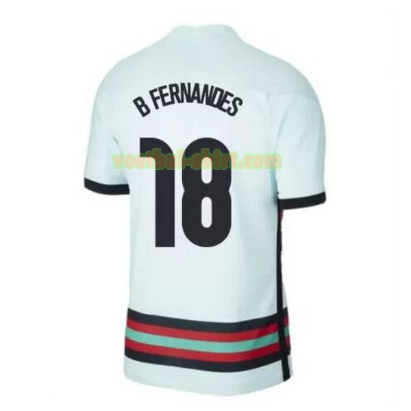 b fernandes 18 portugal uit shirt 2021 mannen