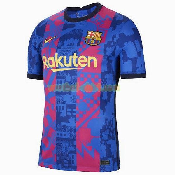 barcelona 3e shirt 2021 2022 thailand blauw mannen