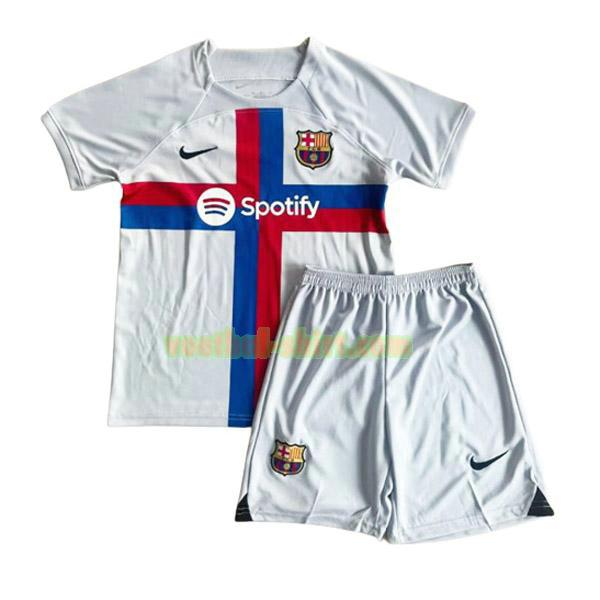 barcelona 3e shirt 2022 2023 wit kinderen