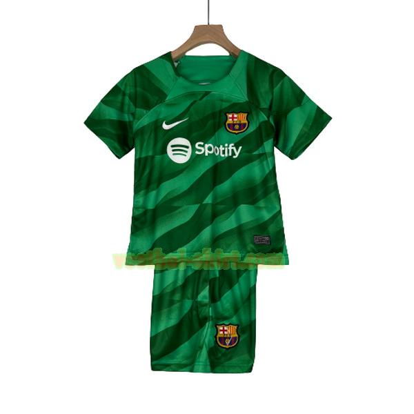 barcelona doelman shirt 2023 2024 groen kinderen