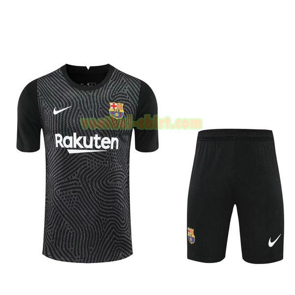 barcelona doelman shirts+pantalón 2021 zwart mannen