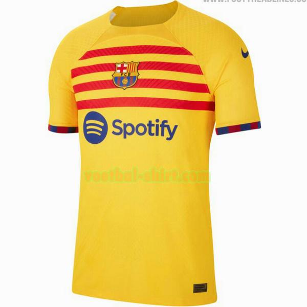 barcelona fourth shirt 2022 2023 thailand geel mannen