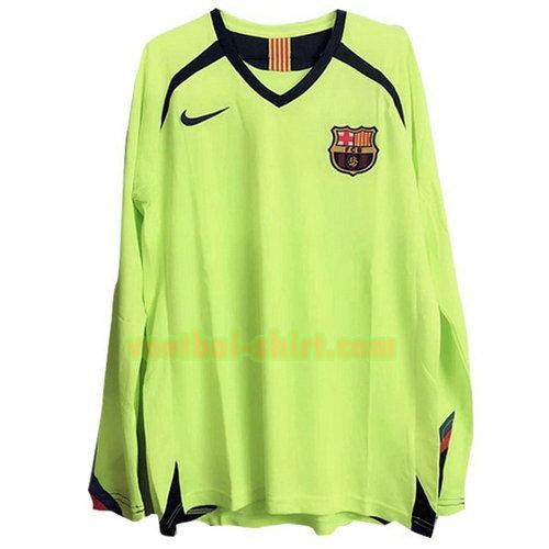 barcelona lange mouwen uit shirt 2005 2006 mannen