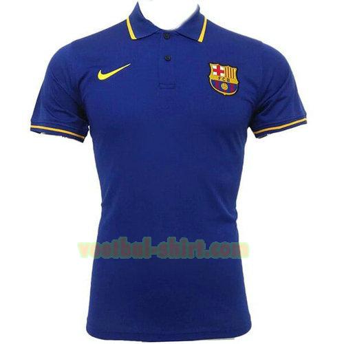 barcelona poloshirt 2019-2020 blauw mannen