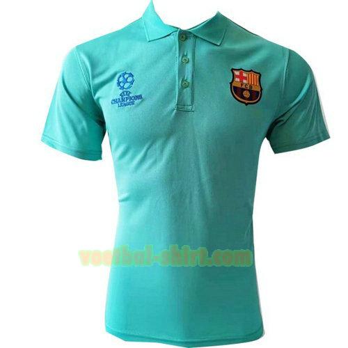 barcelona poloshirt 2019-2020 groen mannen