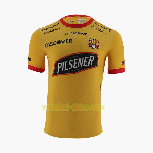 barcelona sc thuis shirt 2023 thailand geel mannen